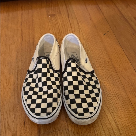 Checkered Slip-On Vans - Picture 1 of 6